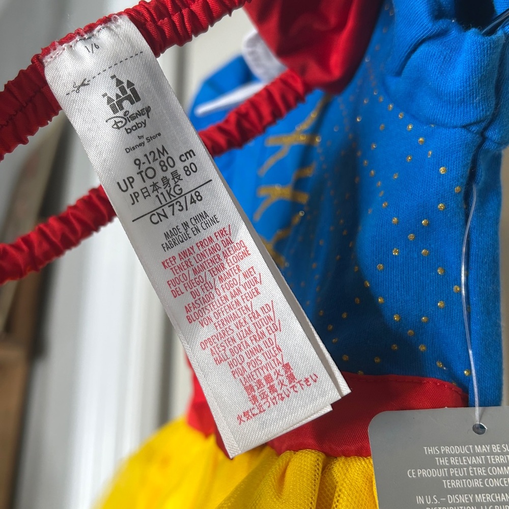 Disney Snow White , Baby Halloween Costume 9 To 12 Months 826 - Picture 3 of 5